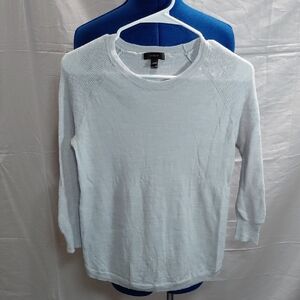 J. Crew Light Gray Women's Sweater Size XXS  100% Marino Wool